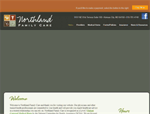 Tablet Screenshot of northlandfamilycare.com
